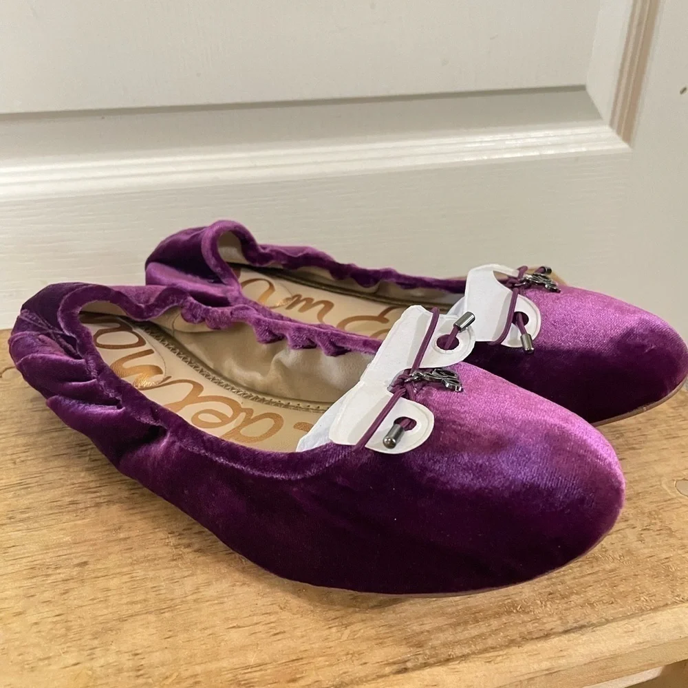 SAM EDELMAN Deep Orchid Felicia Flat